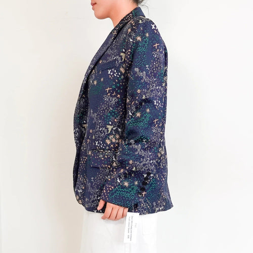 jacquard blazer