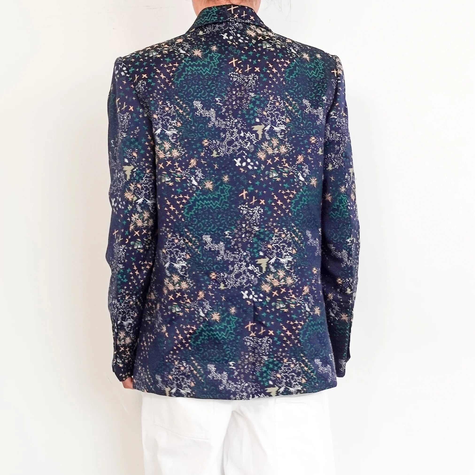 jacquard blazer